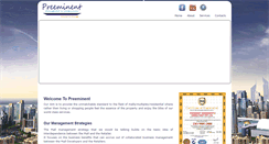 Desktop Screenshot of preeminentmanagement.com